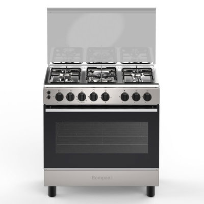 فرن غاز بومباني، 85×80×50 سم، 5 شعلة، 74 لتر، ESSE80GG5TCIX - فضي product image 5
