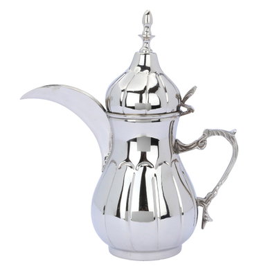 Alsaif Gallery Tarahib 1 Steel Dallah, 0.6 L - Silver product image 1