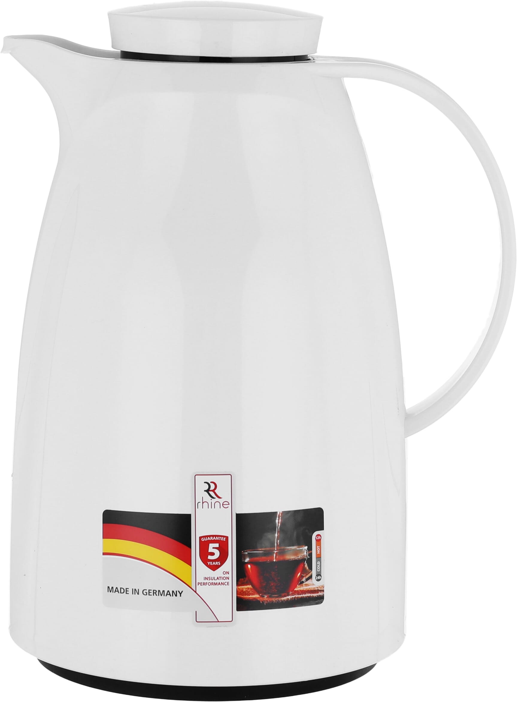 ترمس الراين، 2 لتر، هيكل خارجي بلاستيك - ابيض product image