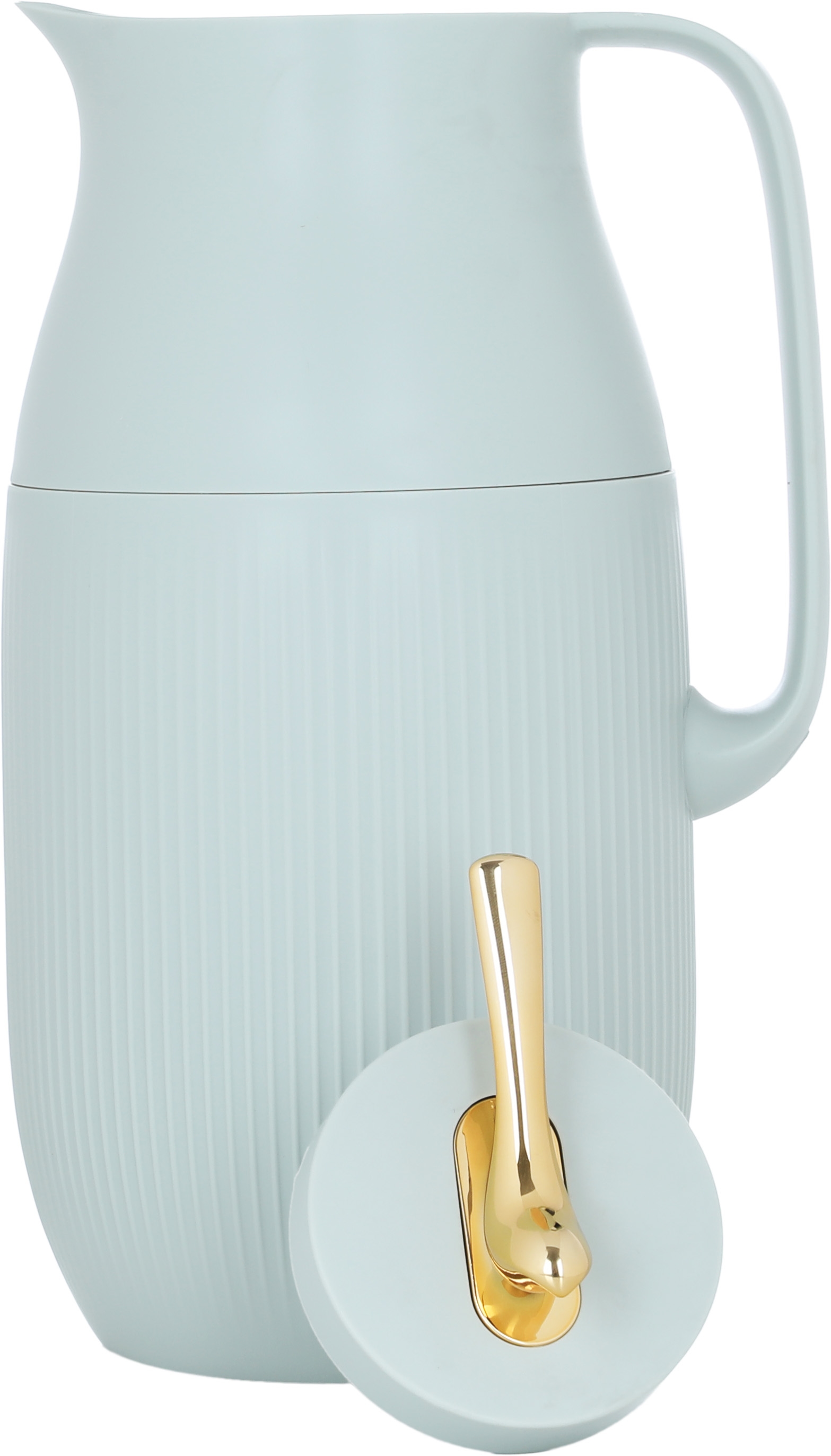 Al Saif Gallery Royal 6 thermos, 1.6 liters, glass inner container, plastic outer shell - light green product image 2