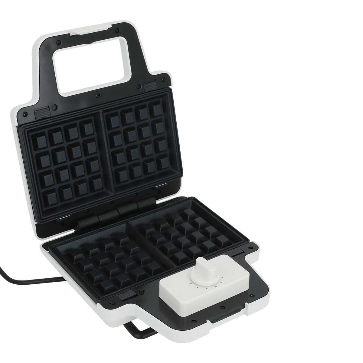 Edison Sandwich And Waffle Maker, 800 Watt, 2×1 - Light Grey product image 5