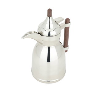 دلة شهد استيل السيف غاليري، 0.35 لتر - فضي خشبي product image 2
