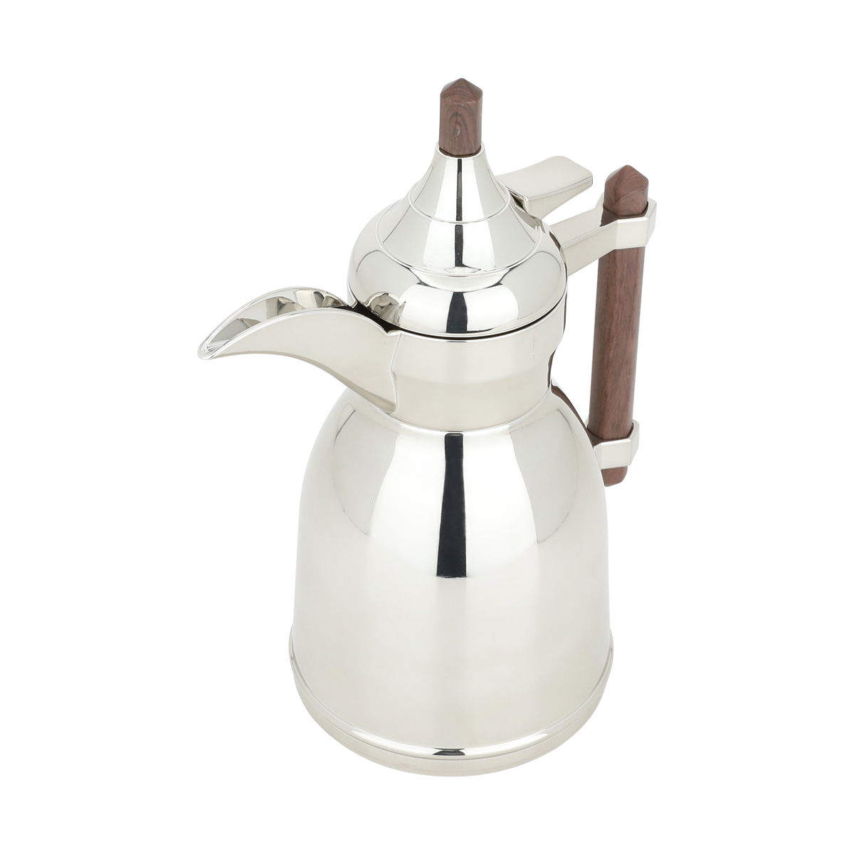 دلة شهد استيل السيف غاليري، 0.35 لتر - فضي خشبي product image 2
