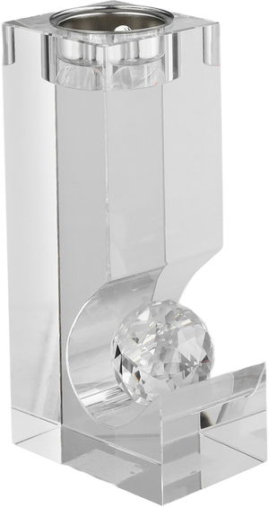 مبخرة زجاج السيف غاليري، قاعدة كرة، 9x6x16.8 سم - شفاف product image 2