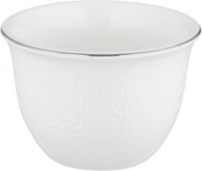 طقم فناجين قهوة سعودي بورسلان السيف غاليري، 12 قطعة - أبيض product image 2