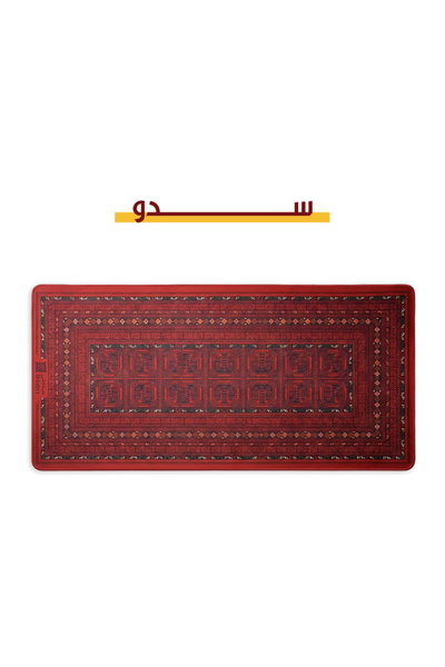 ماوس باد مطاط سجادتي، نقوش السدو، 90×40 سم - متعدد الالوان product image 4