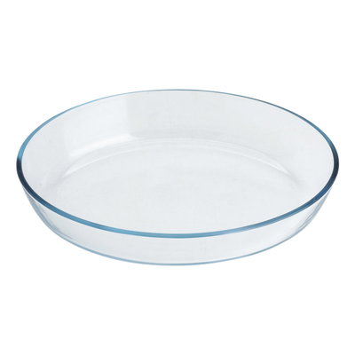 صينية فرن زجاج بايركس، 2 لتر، 30×21×6 سم، فرنسي، بيضاوي - شفاف product image 3