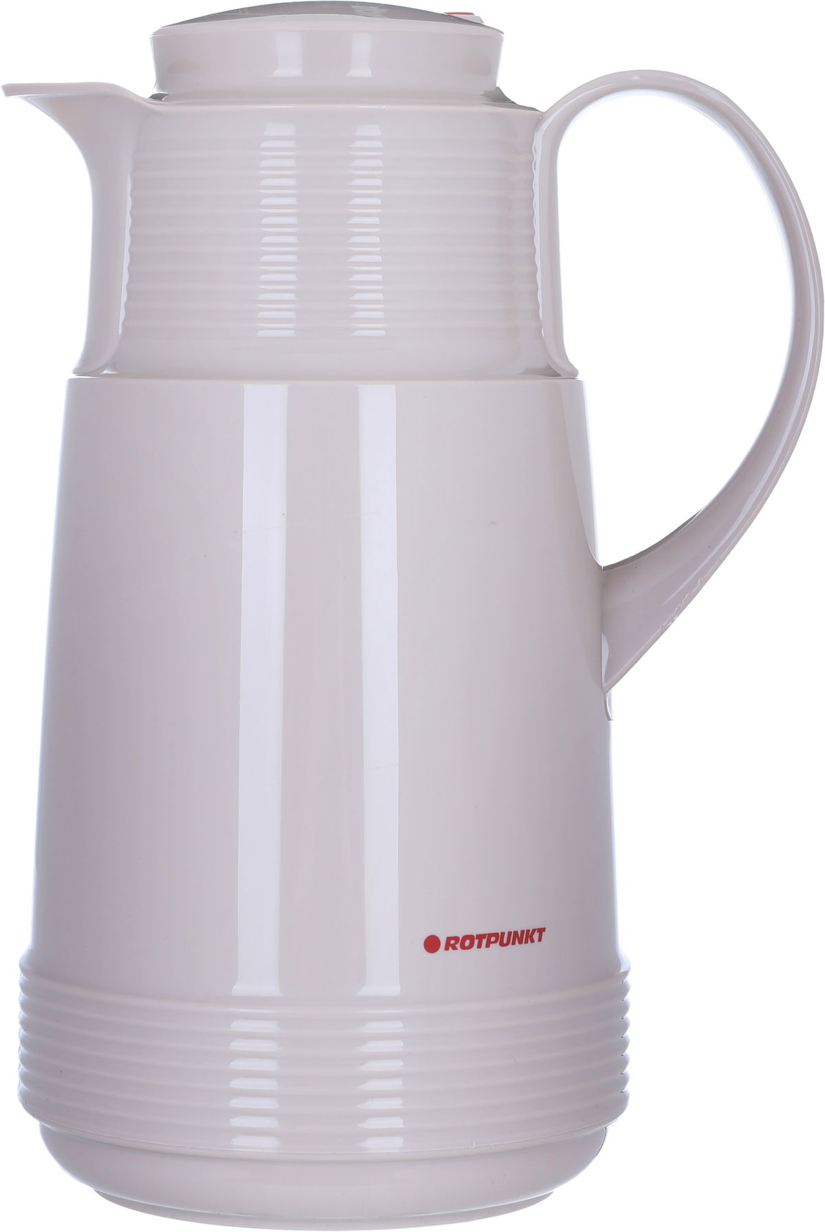 Rotpont thermos, 1 liter, glass inner container, plastic outer shell - dark beige product image