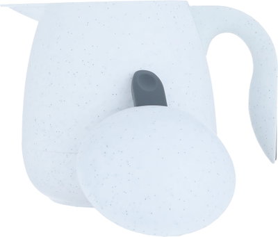 Al-Rhine thermos, compressor, 0.5 litres, thermal glass inner container, plastic outer shell - white product image 4