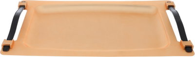 Al Saif Gallery Steel Serving Tray, Rectangle - Gold product image 1