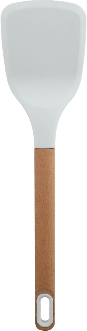 ملعقة سباتولا سليكون السيف غاليري، 36x9 سم - بيج خشبي product image