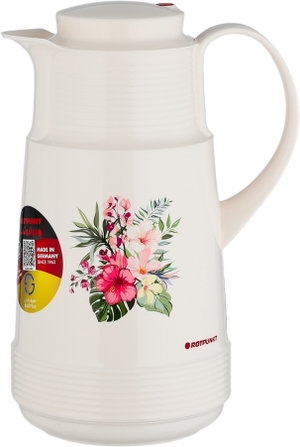 ترمس روتبونكت، 1 لتر، حافظة داخلية زجاج، هيكل خارجي بلاستيك - كريمي product image 2