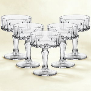 Glass yogurt and dessert cup set, 51 ml, 5 pieces - Clear product image