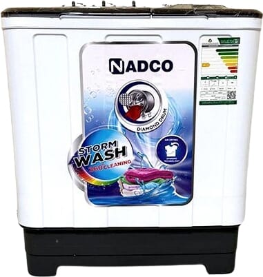 Nadco NC5TW Top Load Washing Machine, 5kg, Twin Tub - Silver product image 2