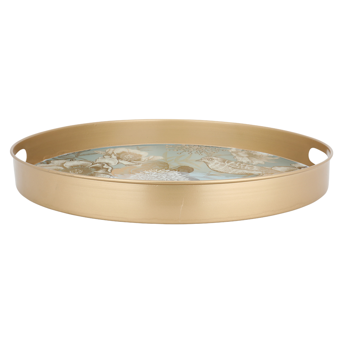 Al Saif Gallery Steel Serving Tray, 46 x 46 x 5.5 cm - Gold product image 2