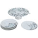 Al saif Gallery Porcelain Cake Stand Set, 8 Pieces - White product image 2