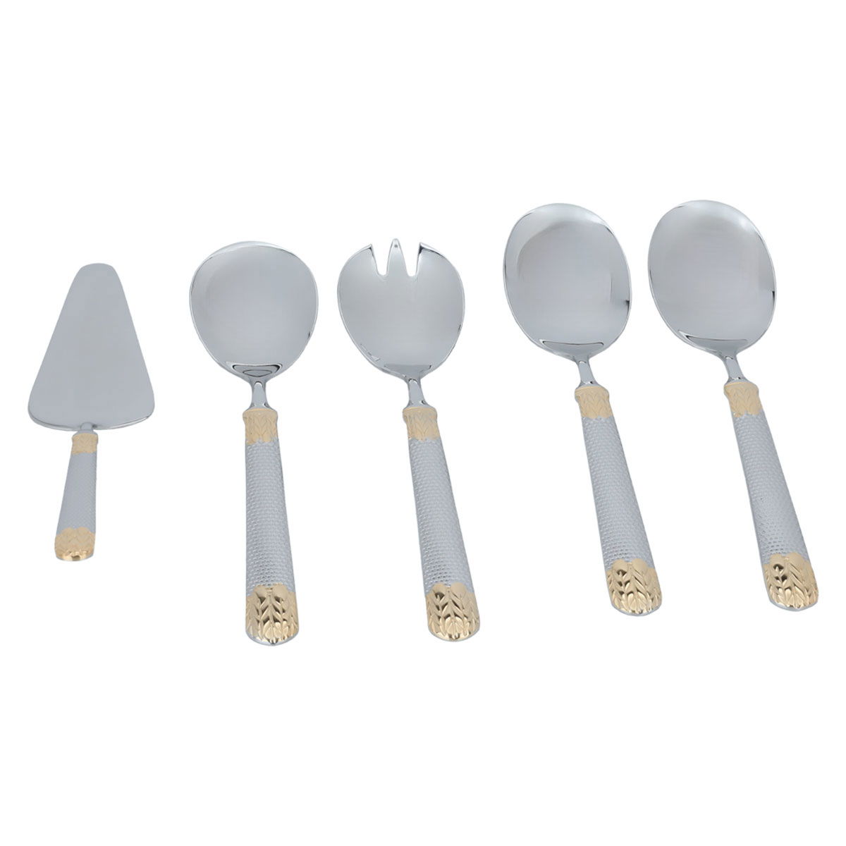 Al Saif Gallery steel spoon set, patterned, 72 pieces - silver product image 5