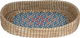 Al Saif Gallery Wicker Serving Basket, 39 cm, Oval - Multicolor product image 1