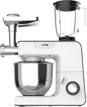 Arrow RO-06SMB 3-in-1 Stand Mixer, Grinder and Blender, 1000 Watts, 5.2 Liters, 8 Speeds - White product image