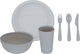 Al Saif Gallery Plastic Serving Set for Children, 18 Pieces - White product image 1