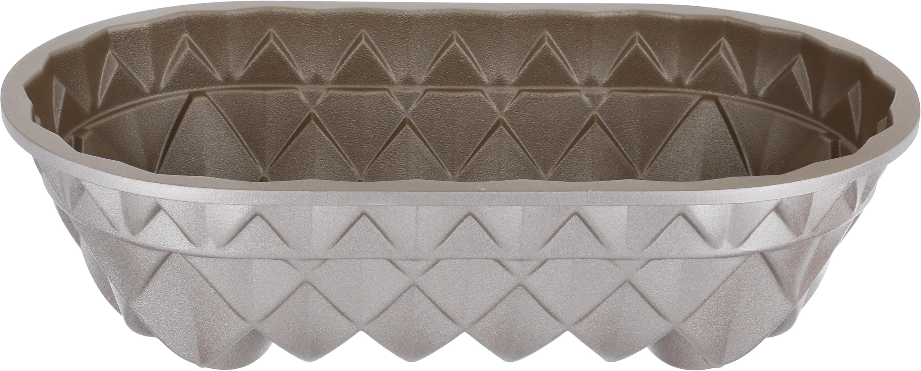 Marisa Lunaina Orchid Flower Granite Cake Mold, 26.1x14.8x7.8 cm - Gold product image 1