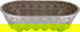 قالب كيك زهرة الاوركيد جرانيت ماريسا لونينا، 26.1x14.8x7.8 سم - ذهبي product image 1