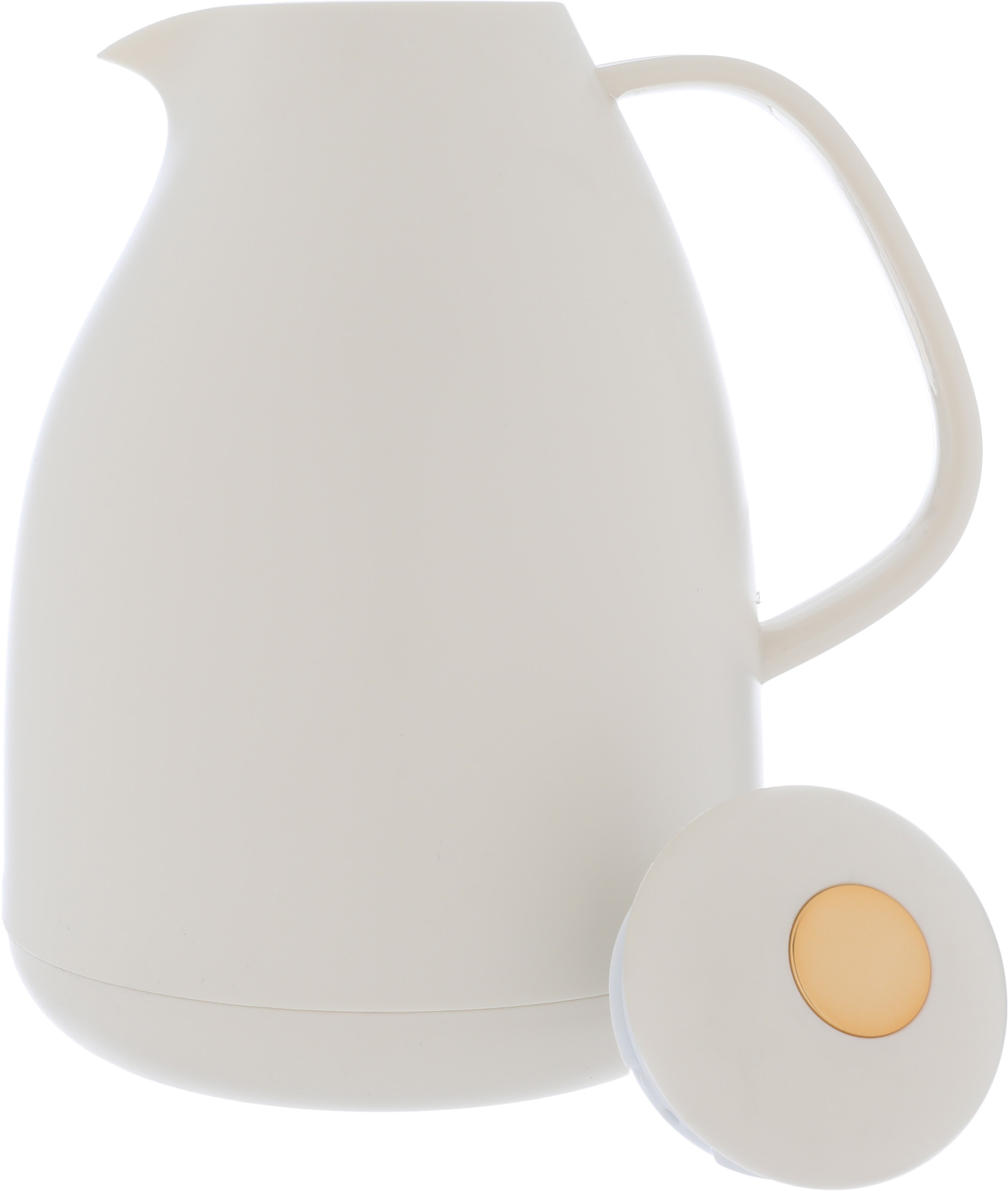 Al Saif Gallery Pro Penguin thermos, 1 liter, glass inner container, plastic outer shell - beige product image 2