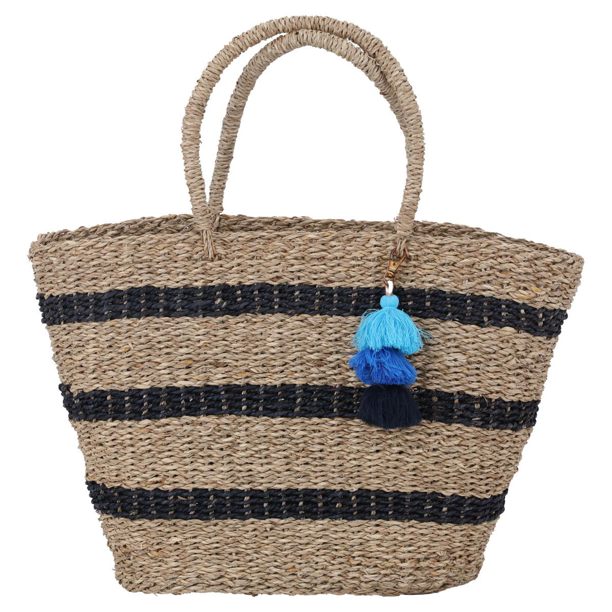 Al Saif Gallery wicker thermos bag, 48 x 32 cm - black brown product image 1