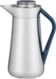 Al-Saif Gallery Al-Huda Stainless Steel Thermos, 0.7 Liter, Blue Handle, Self-Service, Push-Button - Shiny Silver product image 2