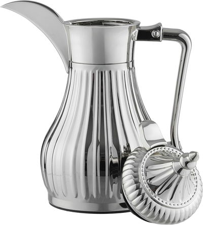 Alsaif Gallery Tamim 5 Thermos, 0.35 L, Glass Inner Container, Stainless Steel Outer Body - Silver product image 4