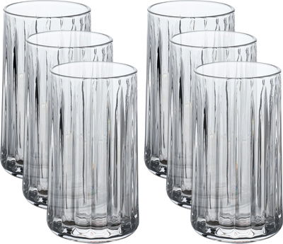 Al Saif Gallery Glass Set, 6 Pieces, Large Size - Clear product image 1