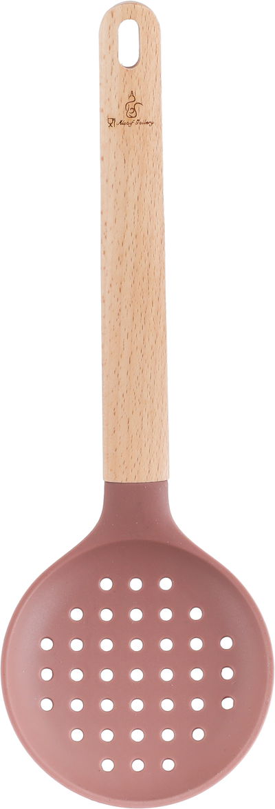 Al Saif Gallery 6-Piece Wooden Silicone Cooking Spoon Set, Wooden Handle - Kashmir product image 6