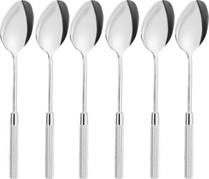 طقم ملاعق شاي استيل السيف غاليري، 6 قطع - فضي product image