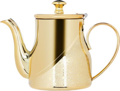 Al Saif Gallery steel jug, 1.2 litres, embossed - gold product image 2