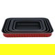 طقم صواني تيفلون تيفال، 6 قطع - احمر product image 1