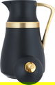Al Saif Gallery Najd thermos set, 1/1liter, thermal glass inner shell, plastic outer shell- black gold product image 7