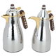 Alsaif Gallery Falwah Thermos Set, 2 Pieces, 1/1 Liter, Glass inner container, Stainless Steel Body - Silver product image 3