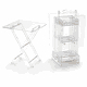 طقم طاولات اكرايلك، 4 قطع - شفاف ذهبي product image 3