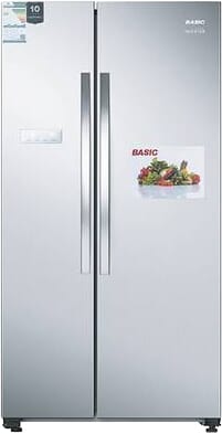 ثلاجة انفرتر بيسك، 637 لتر، 22.8 قدم، 2 باب، BRSS-IH850CSW - فضي product image 1