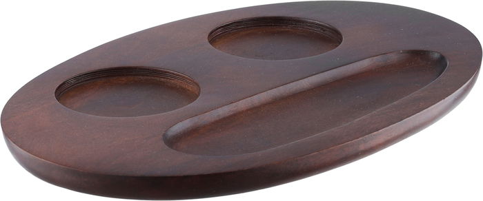 طقم مبخرة خشب السيف غاليري، 31×20×2 سم، 4 قطع - بني خشبي product image 3