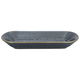 Al Saif Gallery porcelain serving plate, 19 cm, oval - black product image 2
