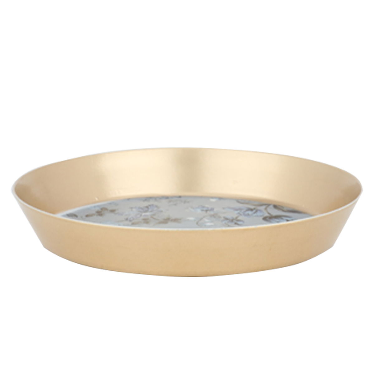 Al Saif Gallery Steel Sweet Plate, 12X12X2 Cm - Gold product image 2