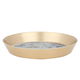 Al Saif Gallery Steel Sweet Plate, 12X12X2 Cm - Gold product image 2