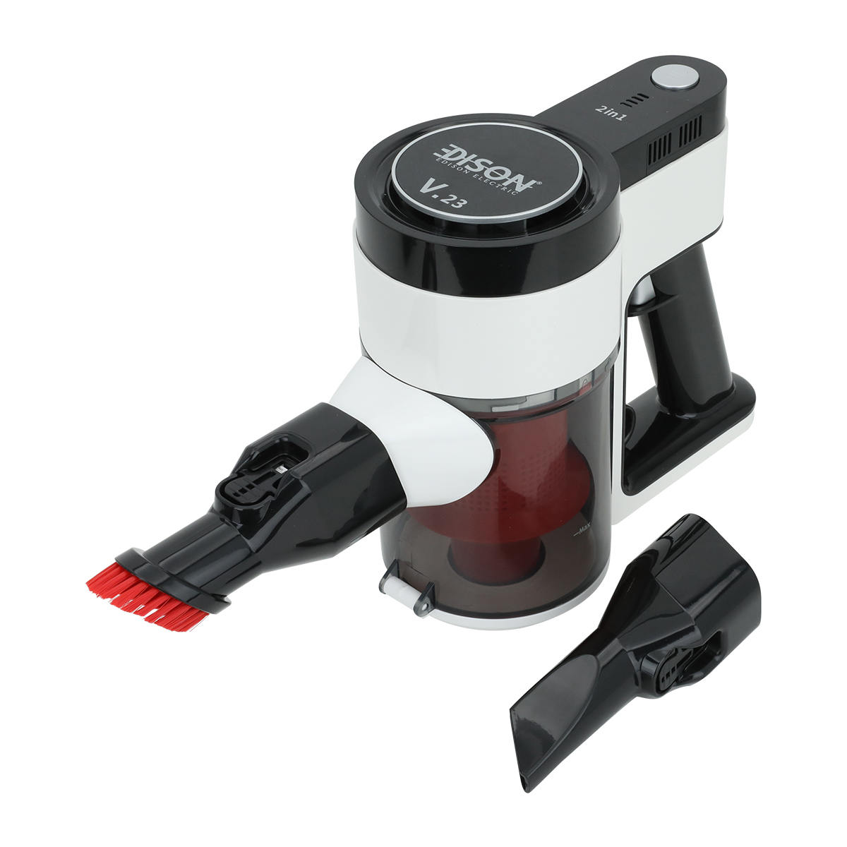 Edison Cordless Vacuum Cleaner, 0.5 Liter, Battery Operated, VC3923-GS - White product image 5