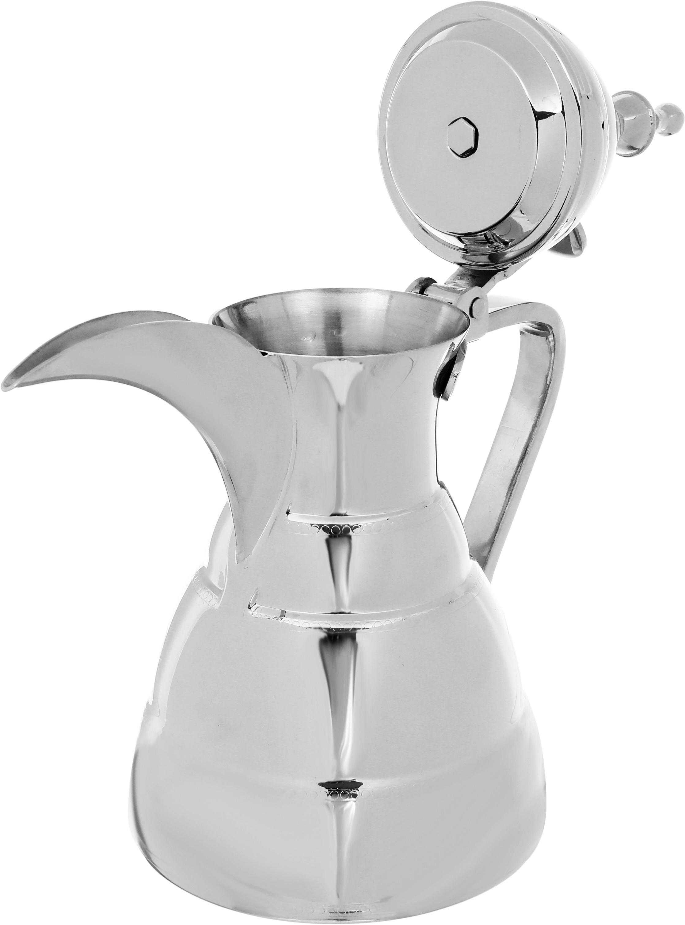 دلة الدرعية استيل السيف بلص، 0.7 لتر - فضي product image 4