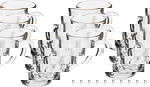 Al Saif Gallery glass tea set, 6 pieces - clear product image 1