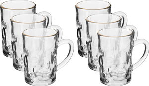 Al Saif Gallery glass tea set, 6 pieces - clear product image