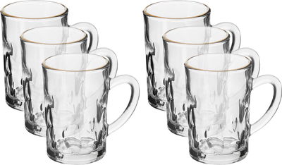 Al Saif Gallery glass tea set, 6 pieces - clear product image 1