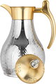 Al Saif Gallery Haila Thermos Set, 2 pieces, 1.2/1.2 liter, stainless steel inner container, embossed, gold-silver mouth product image 9