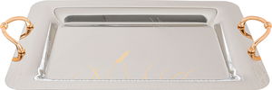 Al Saif Gallery steel topper set, 3 pieces, rectangular - silver product image 3